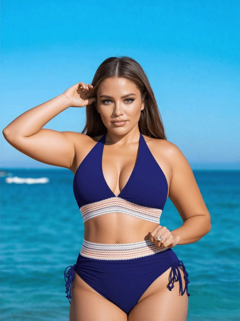 Formázó, magas derekú, elegáns bikini